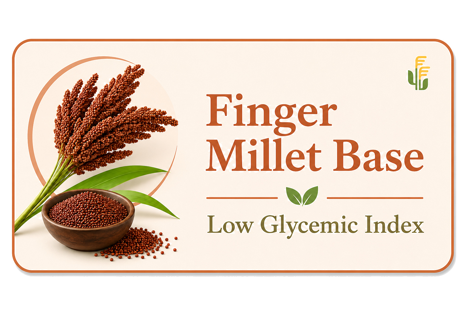 Finger millet grains base